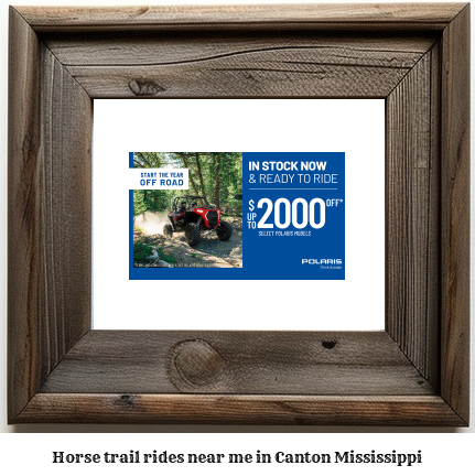 horse trail rides near me in Canton, Mississippi